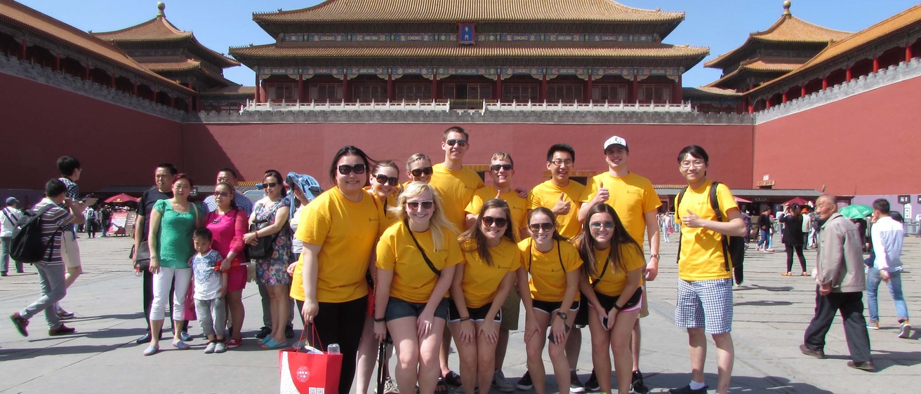 Tippie students studying abroad in China