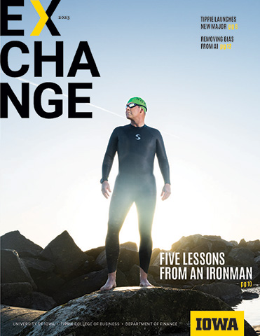 Cover of 2023 issue of Exchange magazine