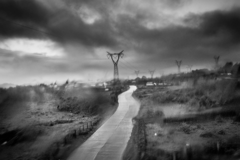 Rainy roads in Mexico