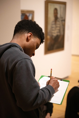 Econ student at the Stanley Museum of Art.