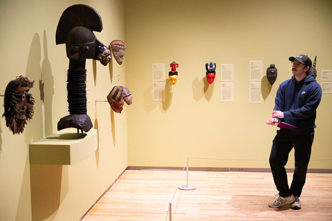 Econ students at the Stanley Museum of Art.