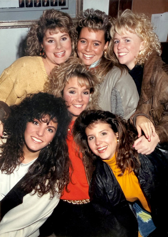 Regina Carls and friends in 1992