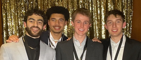 The Iowa Engcomm team; Rawad Al Souki, Tyree Gardner, Torin Brown, and Andrew Polgreen.
