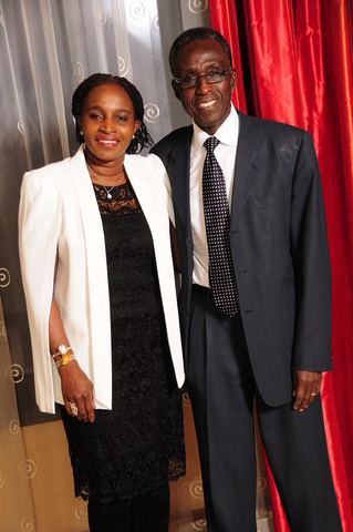 Professor Jay Sa-Aadu and his wife Nana Hawa