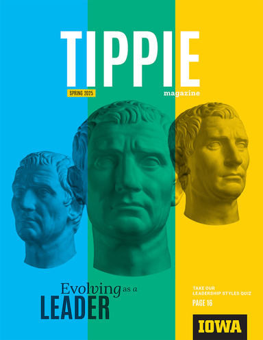 Tippie Magazine front cover for spring 2025.