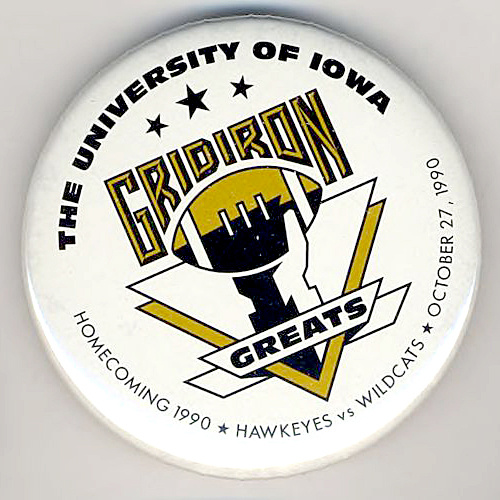 Homecoming button from 1990