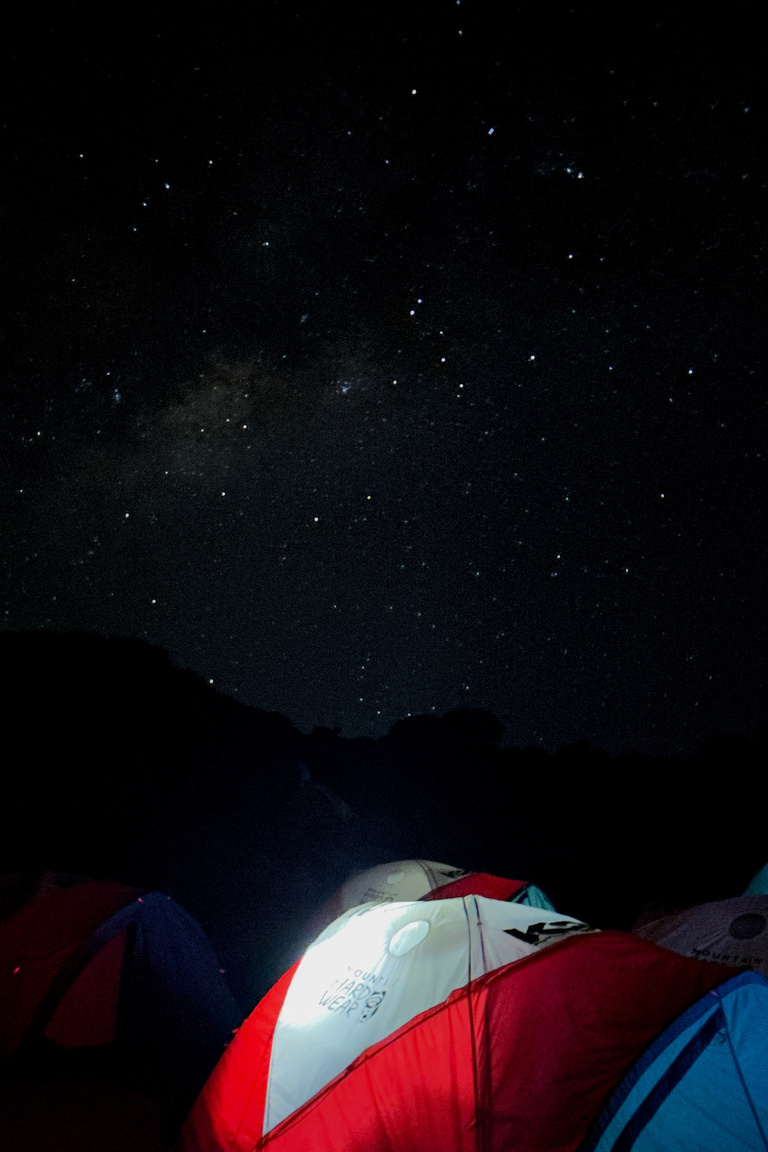 Mt Kilimanjaro at night