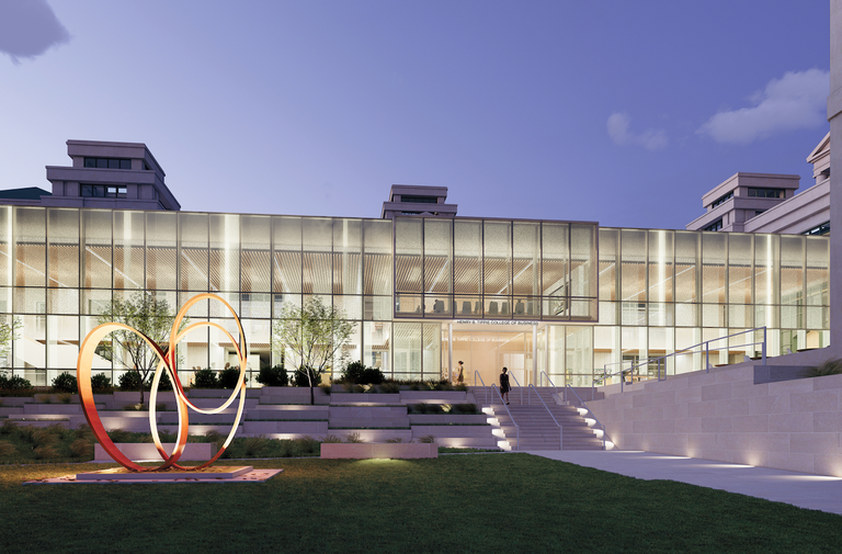 Evening landscape aspect