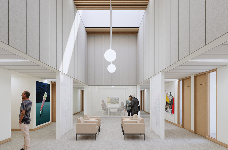 Skylights in Gilmore rendering