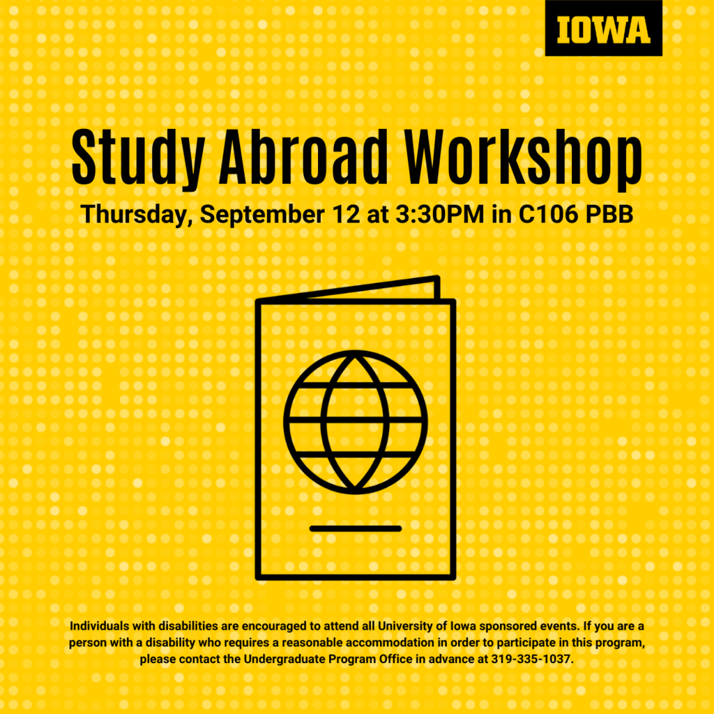 Study Abroad Workshop promotional image