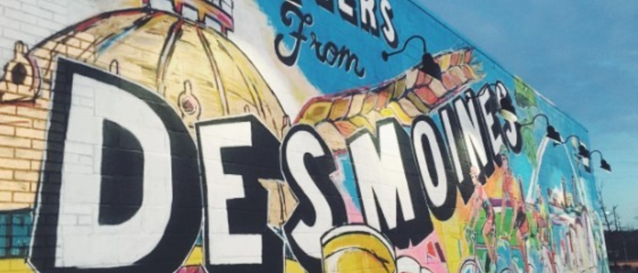 Des Moines mural.