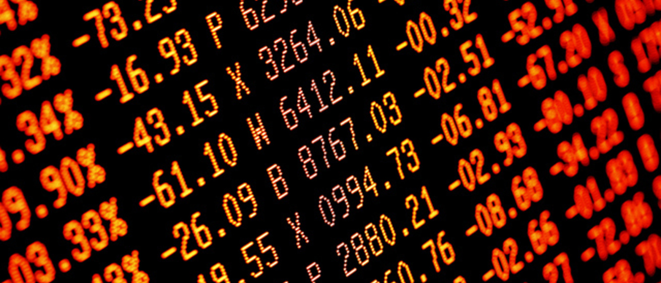 stock market ticker