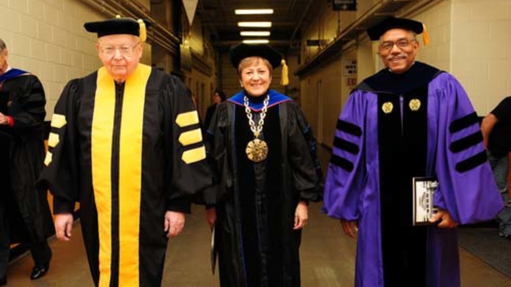 Henry Tippie at University of Iowa Commencement