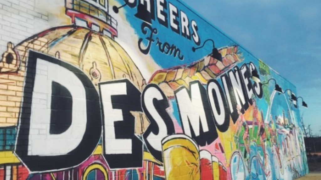 Des Moines mural.